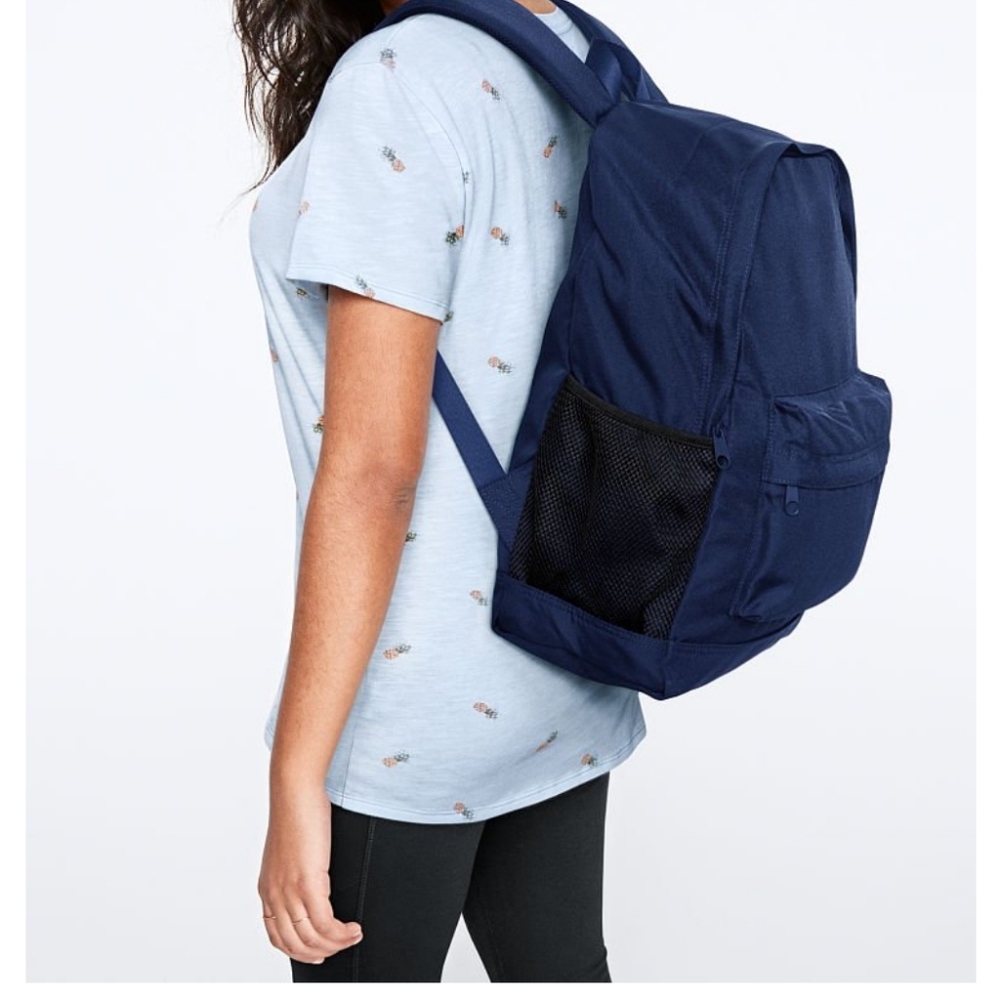 Victoria's Secret PINK Campus Backpack💙🖤💕